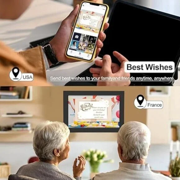 Bgift 10.1 Inch WiFi Digital Picture Frame (Micro USB) - Picture 6 of 6